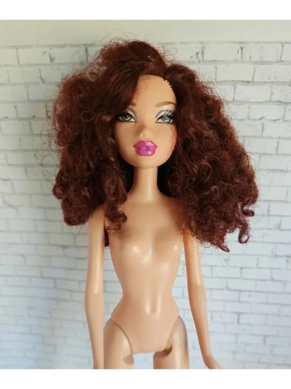 Mattel 2000s Sailor Sweeties Chelsea Doll Nude Curly Brown Hair Rare My Scene